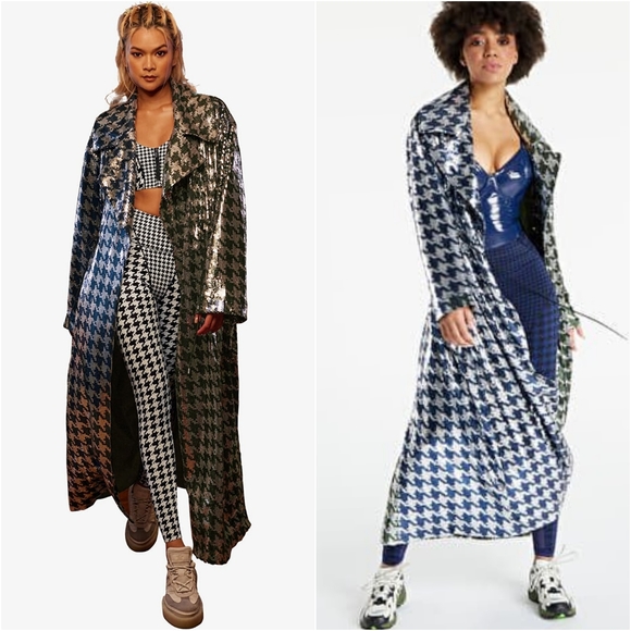 Adidas sequin trench Clearance